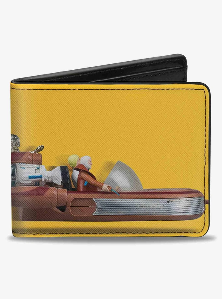 Star Wars Kenner Luke Skywalker Mos Eisley Landspeeder Group Bifold Wallet