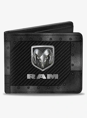 Ram Logo Armor Bifold Wallet