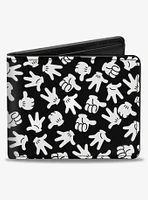 Disney Mickey Mouse Hand Gestures ScatteBifold Wallet