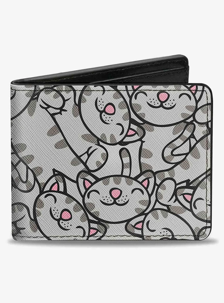 The Big Bang Theory Soft Kitty Poses Stacked Bifold Wallet