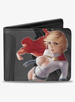 DC Comics Power Girl Up Up Away Issue 27 Cover Pose Buildings Bifold Wallet