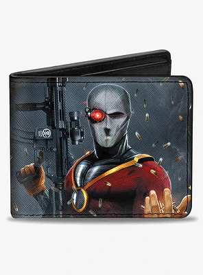 DC Comics Secret Six Issue 15 Deadshot Cover Pose Bullets ScatteBifold Wallet