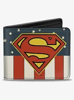 DC Comics Superman Shield Americana Bifold Wallet