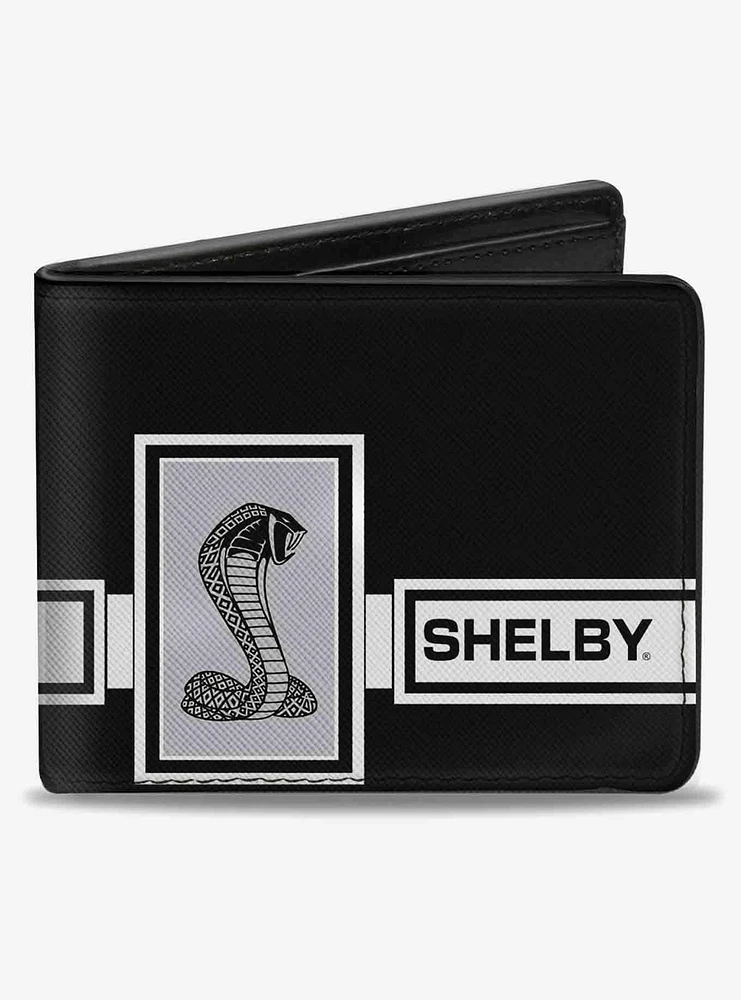 Shelby Gt 500 Cobra Box Stripe Bifold Wallet