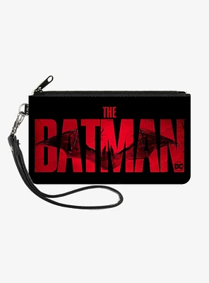 DC Comics The Batman Movie Bat Title WeaTheCanvas Zip Clutch Wallet