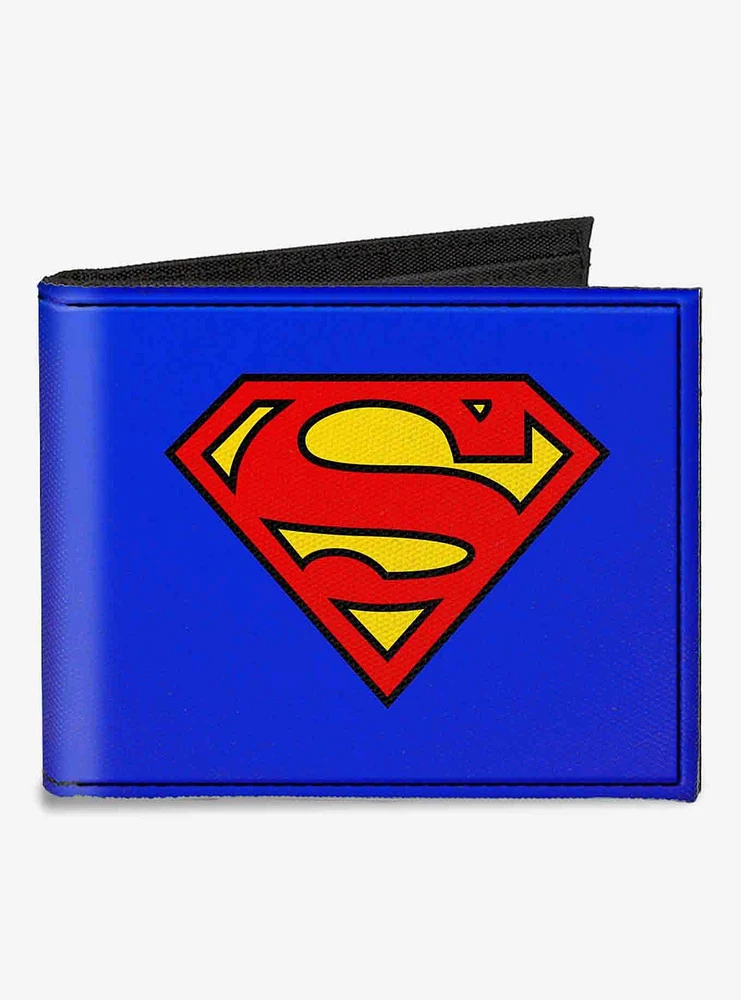 DC Comics Superman Shield Canvas Bifold Wallet