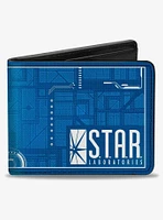 DC Comics The Flash Star Laboratories Circuitry Bifold Wallet