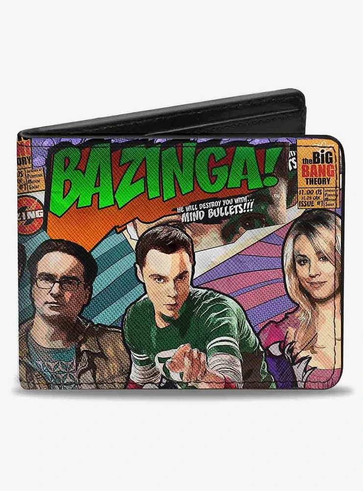 The Big Bang Theory Comic Book Bifold Wallet