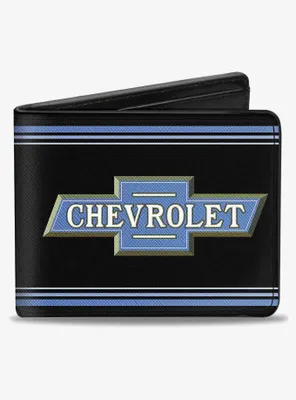1916 Chevrolet Bowtie Logo Stripes Bifold Wallet
