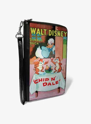 Disney Chip and Dale Movie Poster Zip Around Wallet