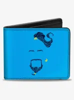 Disney Aladdin 2019 Genie Face At Your Service Bifold Wallet