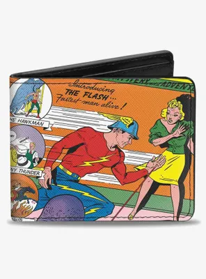 DC Comics Classic Flash Comics Issue 1 Introducing Flash Cover Pose Bifold Wallet