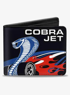 Cobra Jet Logo Ford Oval Bifold Wallet