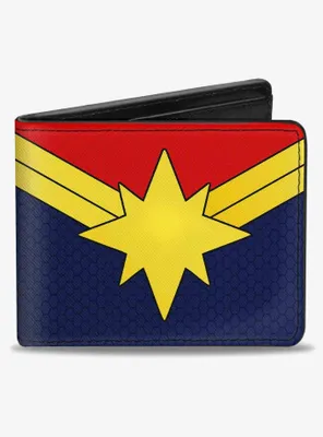 Marvel Captain Marvel Star Logo Bifold Wallet