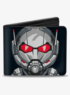 Marvel Ant Man Character Close Up Front and Back Bifold Wallet
