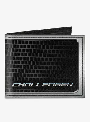 Challenger Bold Grille Canvas Bifold Wallet