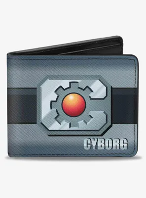 DC Comics Cyborg Icon Stripe Bifold Wallet