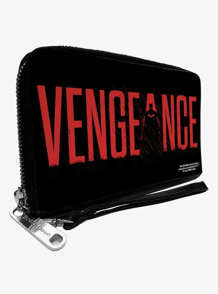 DC Comics The Batman Movie Vengeance Silhouette Zip Around Wallet