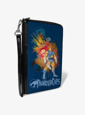 ThunderCats Classic Series Lion O Pose and Logos Zip Around Wallet