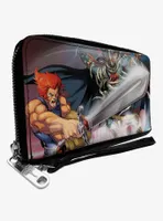 ThunderCats Lion O and Mumm Ra Sword of Omens Pose Zip Around Wallet