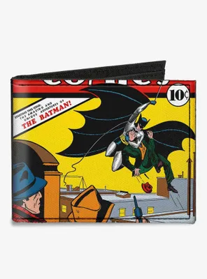 DC Comics Classic Detective Comics Issue 27 First Batman Cover Pose Canvas Bifold Wallet