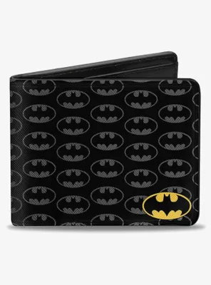 DC Comics Bat Signal Corner Monogram Bifold Wallet