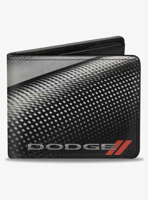 Dodge Rhombus Carbon Fiber Bifold Wallet