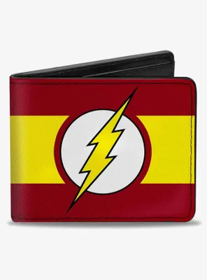 DC Comics Flash Logo Stripe Bifold Wallet