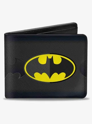 DC Comics Batman Icon CenteBat Signal Stripe Bifold Wallet