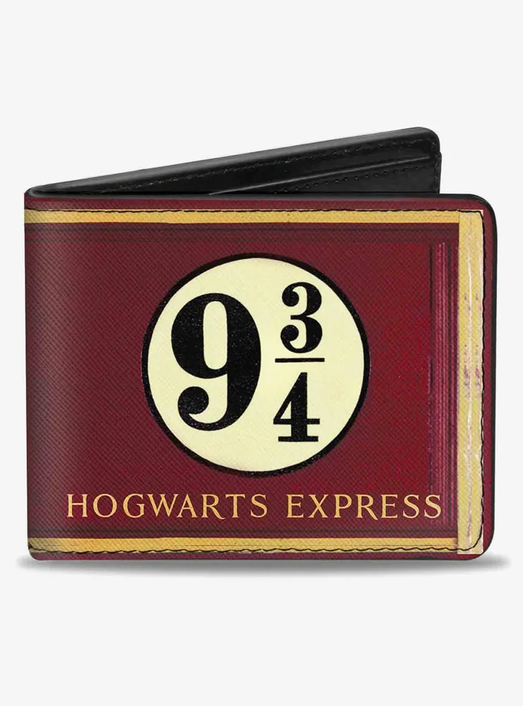 Harry Potter Hogwarts Express 9¾ Burgundy Bifold Wallet