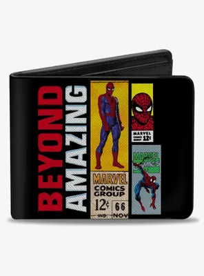 Marvel Comics Spider-Man Beyond Amazing Comics Collage Bifold Wallet