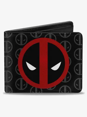Marvel Deadpool Logo CenteMonogram Bifold Wallet