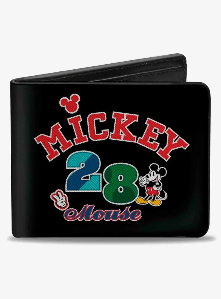 Disney Mickey Mouse 28 Pose and Icons Bifold Wallet