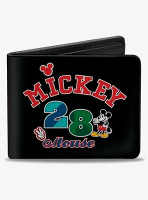 Disney Mickey Mouse 28 Pose and Icons Bifold Wallet