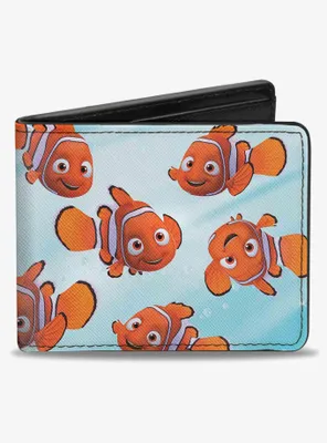 Disney Pixar Finding Nemo Swimming Bubbles Collage Bifold Wallet