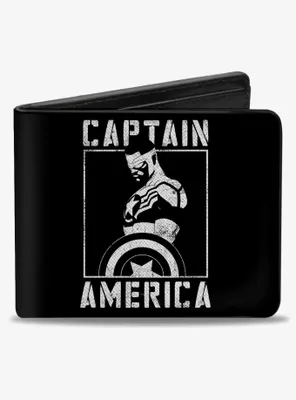 Marvel Captain America Shield Pose Bifold Wallet