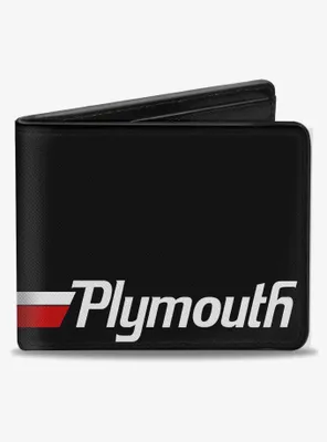Plymouth Text Stripe Bifold Wallet