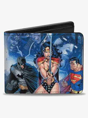 DC Comics Justice League Infinite Crisis Issue 1 Cover Capes Sword Bifold Wallet