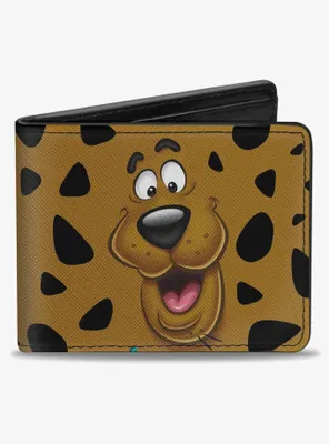 Scooby-Doo Close Up Expression Spots Bifold Wallet