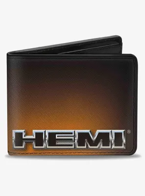 Hemi Bold Outline Fade Bifold Wallet