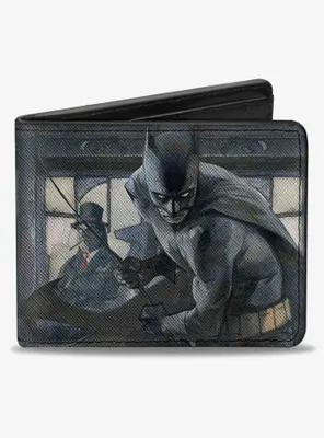 DC Comics The Dark Knight Annual 1 Cover Mad Hatter Scarecrow Penguin Bifold Wallet