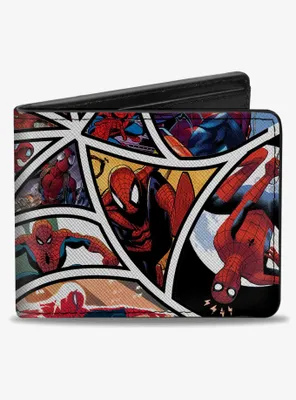 Marvel Spider-Man Beyond Amazing Spider Web Pose Blocks Bifold Wallet
