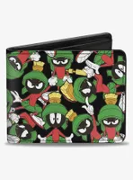 Looney Tunes Marvin The Martian Poses ScatteBifold Wallet