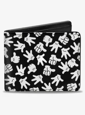 Disney Mickey Mouse Hand Gestures ScatteBifold Wallet