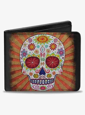 Sugar Skull Rays Bifold Wallet