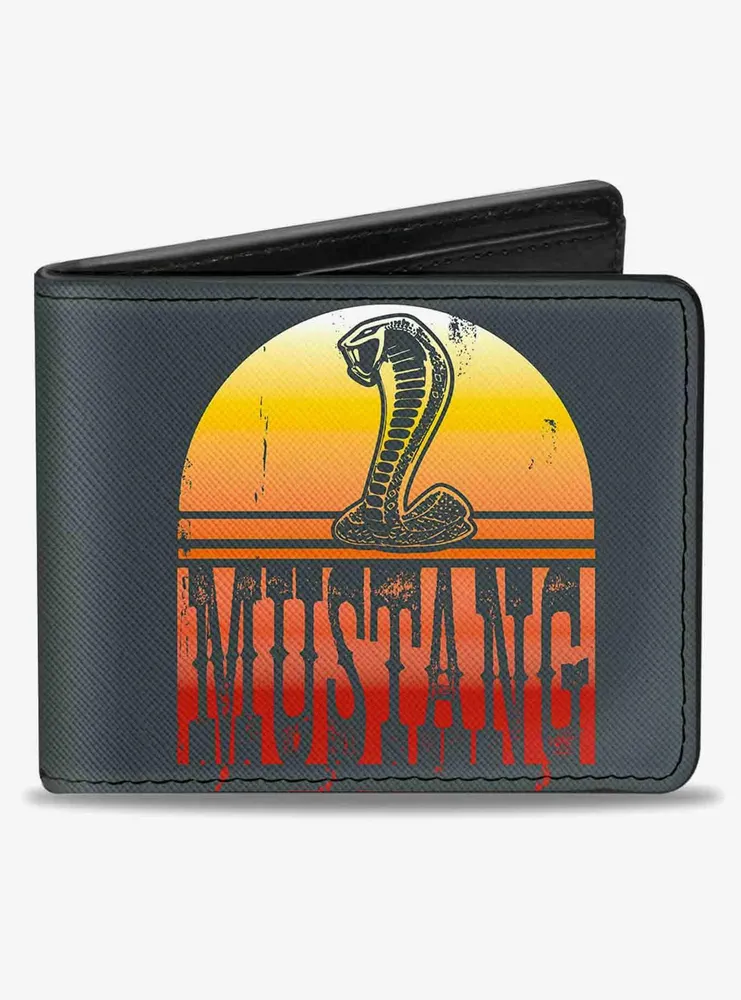 Mustang Cobra Sunset Fade Bifold Wallet