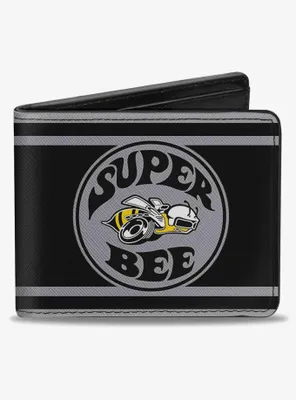 Super Bee Logo Stripes Bifold Wallet