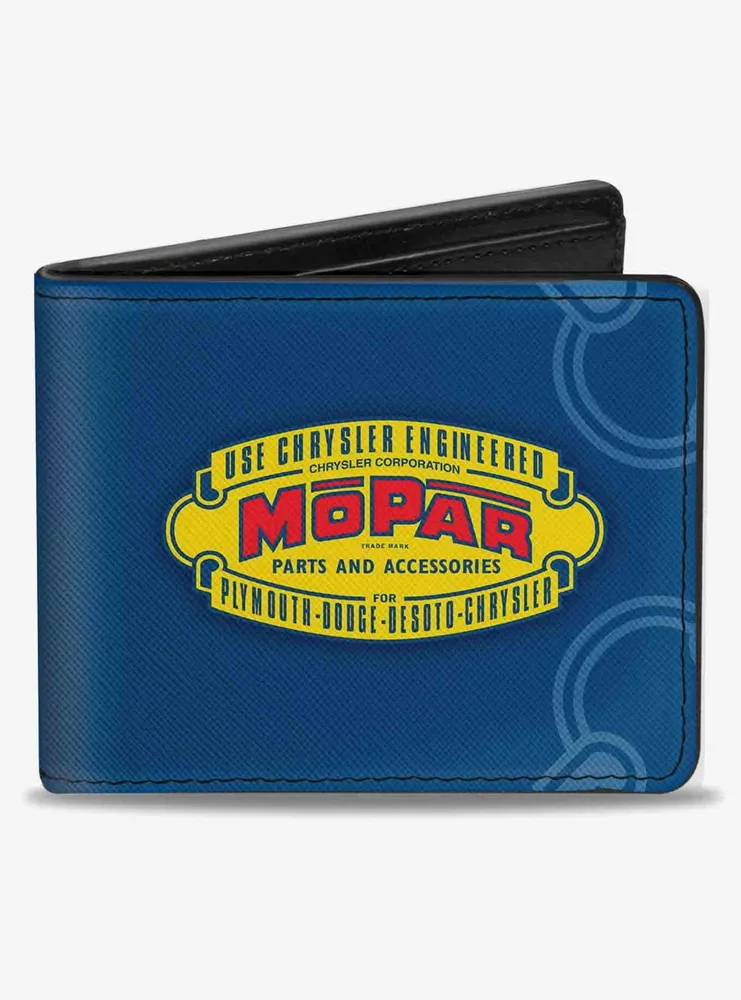 Mopar Use Chrysler EngineeMopar Parts and Accessories Bifold Wallet