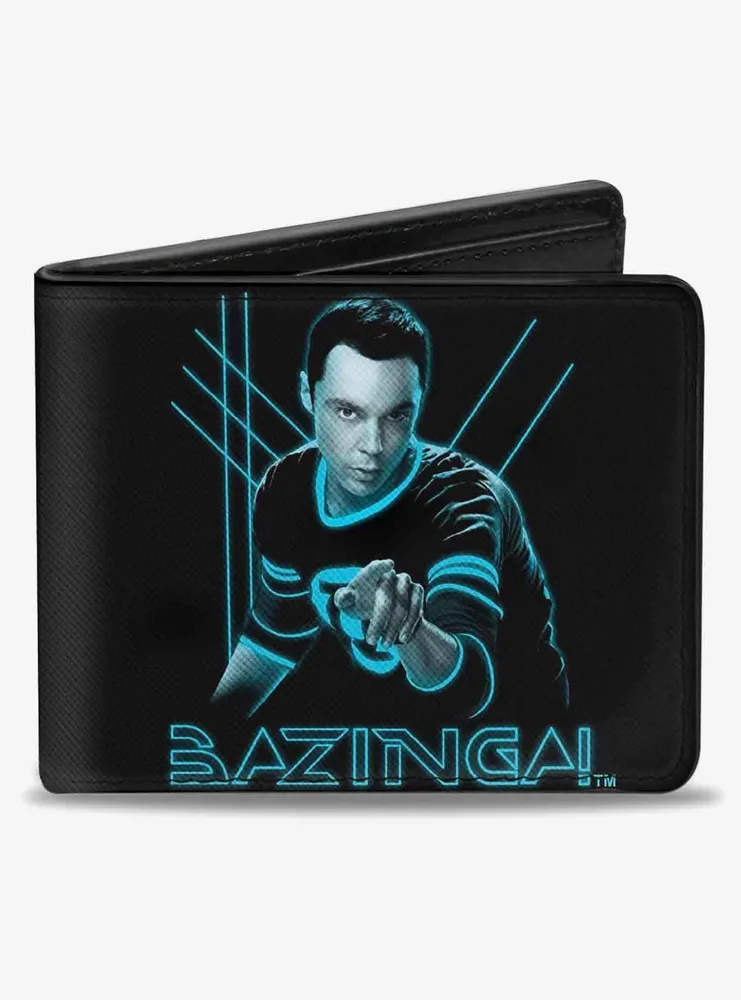 The Big Bang Theory Sheldon Bazinga Glow Bifold Wallet
