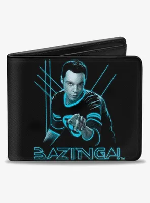 The Big Bang Theory Sheldon Bazinga Glow Bifold Wallet